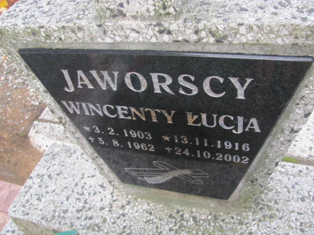 Wincenty Jaworski 1903 Orzesze Zgoń - Grobonet - Wyszukiwarka osób pochowanych