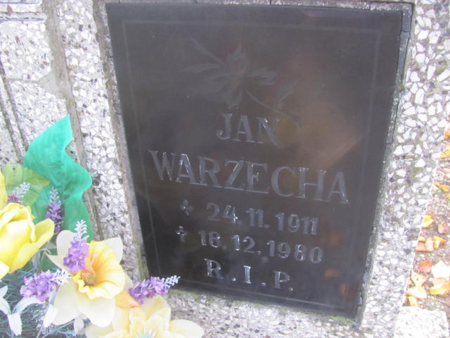 Jan Warzecha 1911 Orzesze Zgoń - Grobonet - Wyszukiwarka osób pochowanych