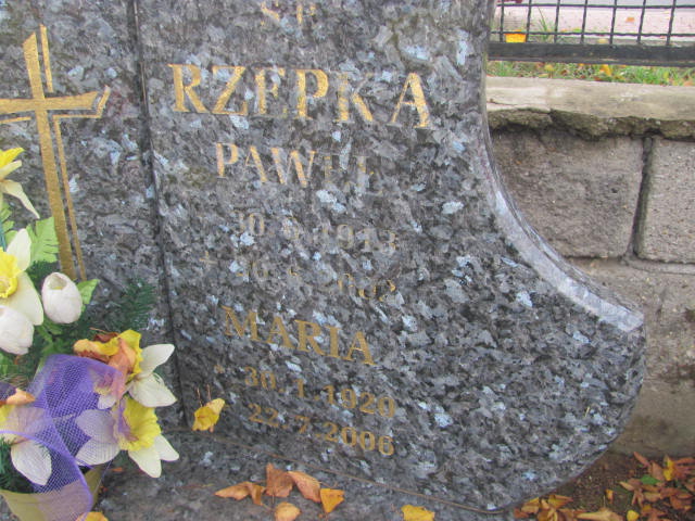 Paweł Rzepka 1913 Orzesze Zgoń - Grobonet - Wyszukiwarka osób pochowanych