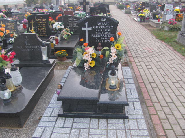 Grób Aleksander Wiak